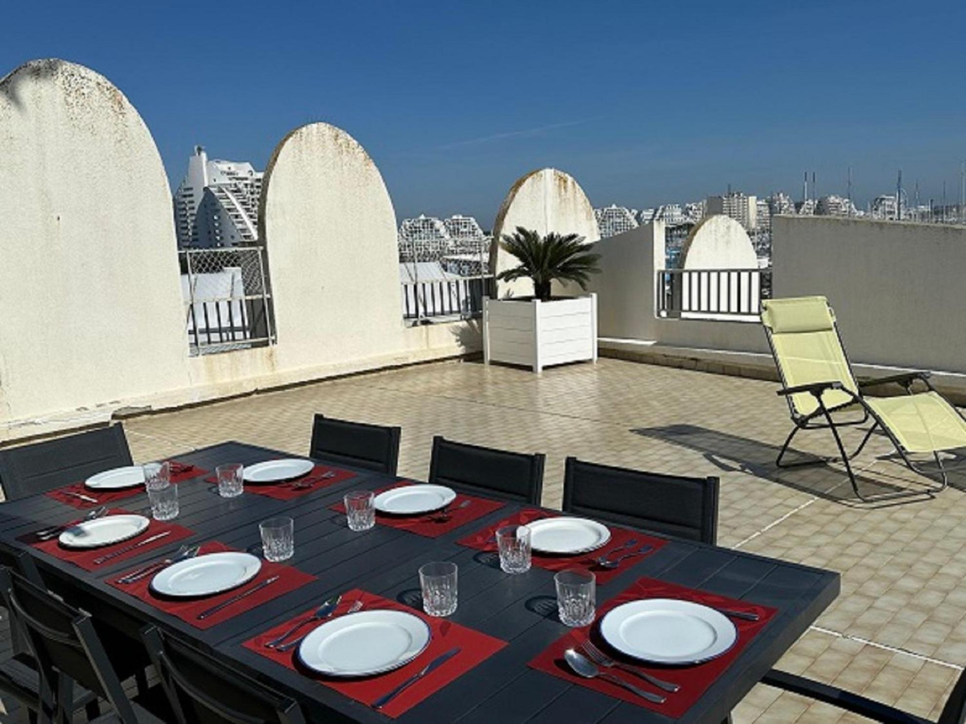 Vittoria Immobilier 8 - Reglement Sur Place - Cheques Vacances Acceptes La Grande-Motte Habitación foto